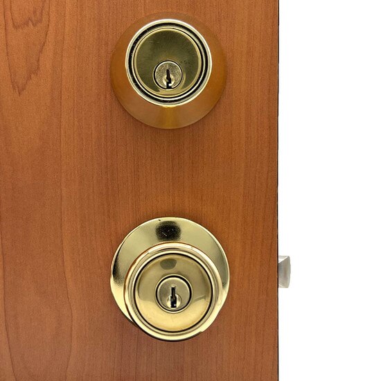 Entry Lock & Deadbolt Combo 35241 | MFS Supply - Outside of Door